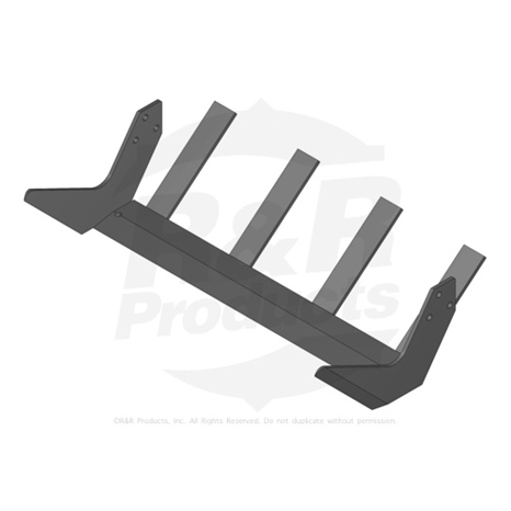 Sod blade - 18 x 1/4 x 2-1/2 heavy duty w/4 fingers