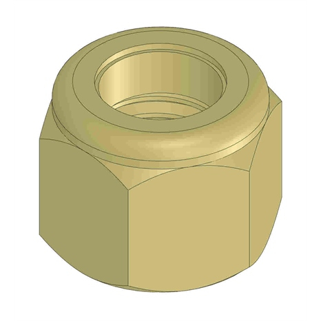 Locknut - 3/4-10 esna zinc