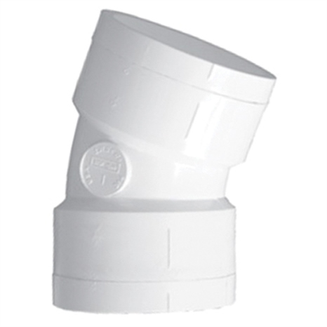 8 pvc 22-1/2 ell (soc) sch40