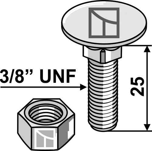 Bout - 3/8" UNF