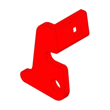 Bracket - scraper rh
