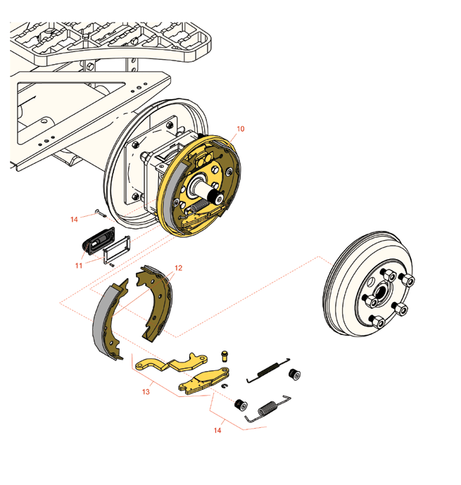 Brake parts suitable for your Toro Groundsmaster 4300-D