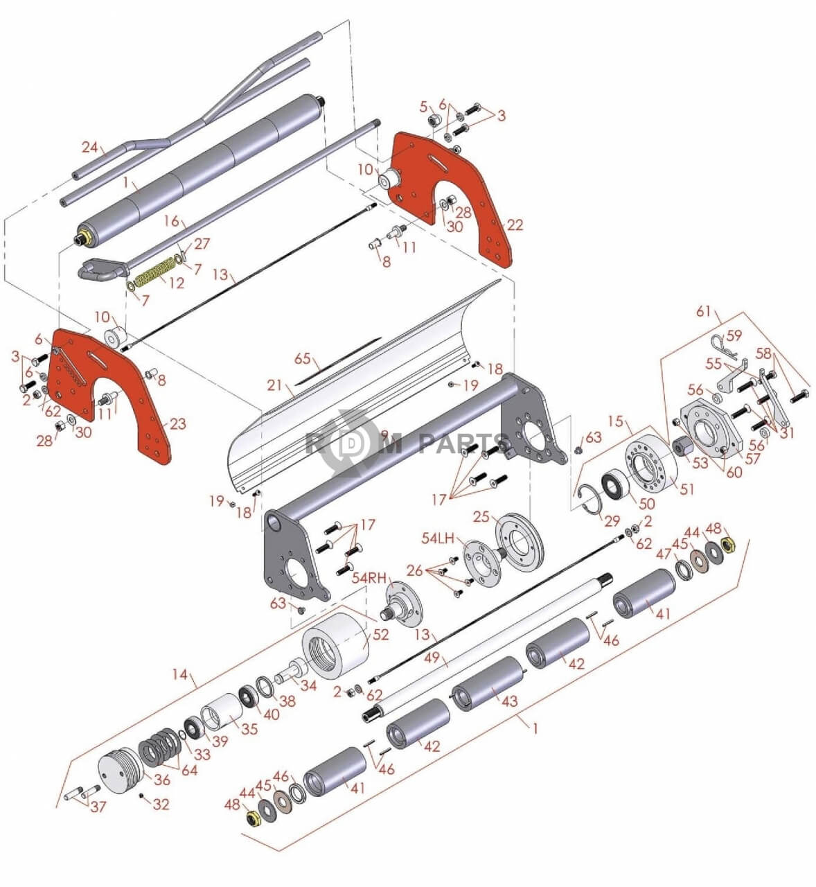 Replacement parts for Mutigreen - Jacobsen V & VI parts