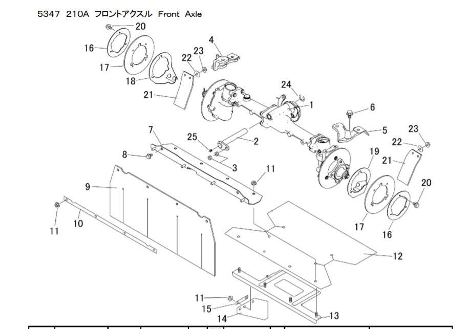 front axle