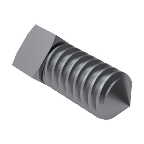 Set screw - 1/4-20 x 1/2 cone point