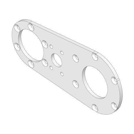 Side plate - vibrating roller