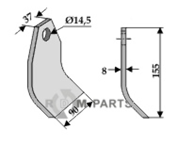 RDM Parts Flail