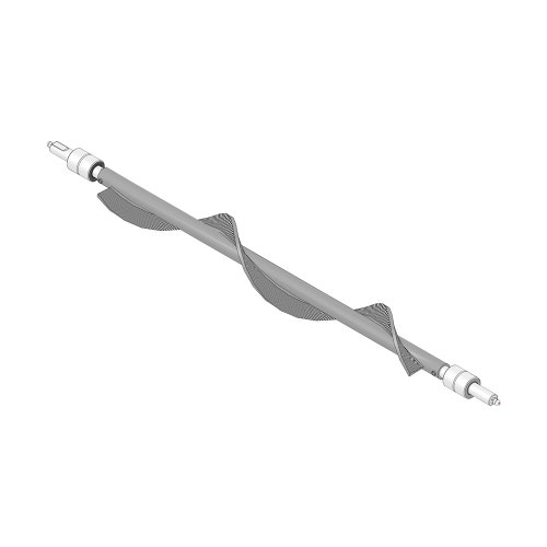 Tube - spiral brush assy w/brg