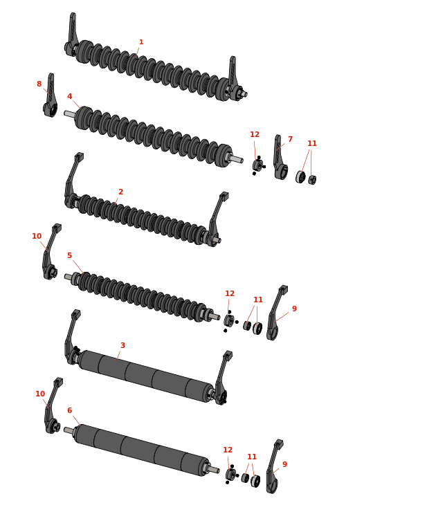 Toro Reelmaster 223D Minuteman Roller System