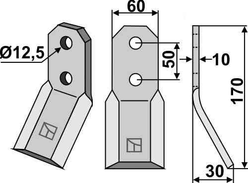 Rotorzinken geeignet für Pegoraro 5329