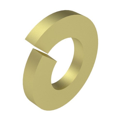 Washer - lock 5/16 yellow z