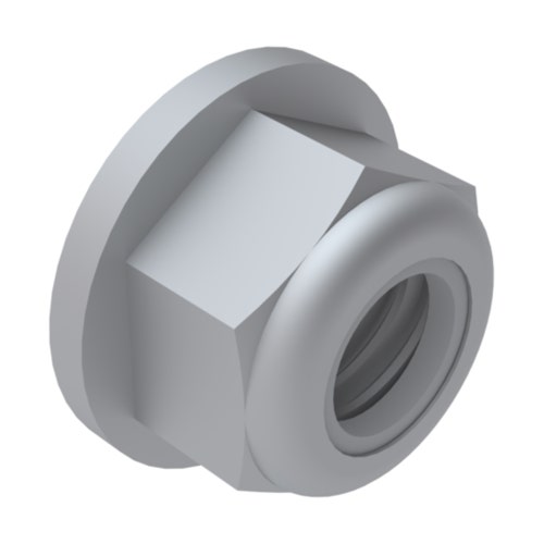 Nut - serrated washer