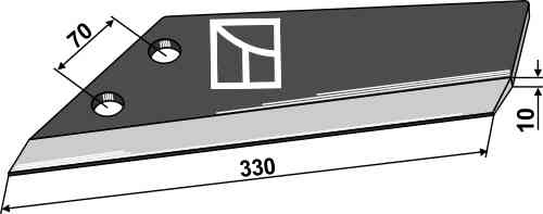 Replacement wings - typ Becker - conventional model, left fitting for Becker 036812