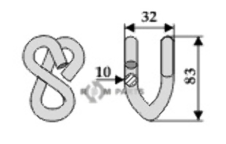 RDM Parts Shackle RDM Parts Shackle