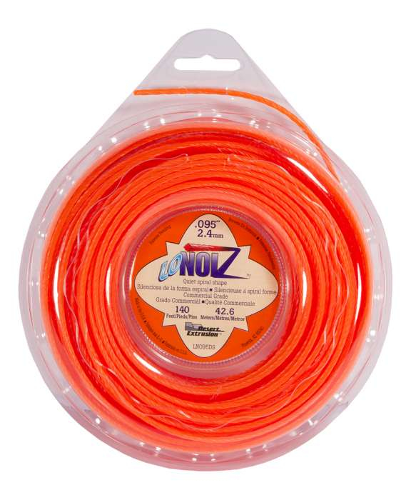 Trimmer line lonoiz™ orange small donut .095" / 2.4mm