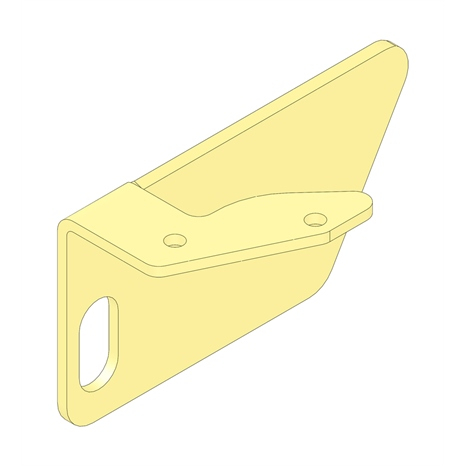 Deflector - grass shield lh