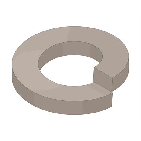 Washer - lock 5/16 zinc Washer - lock 5/16 zinc
