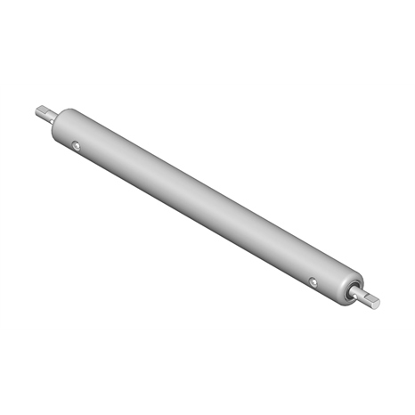 Roller - smooth solid steel 