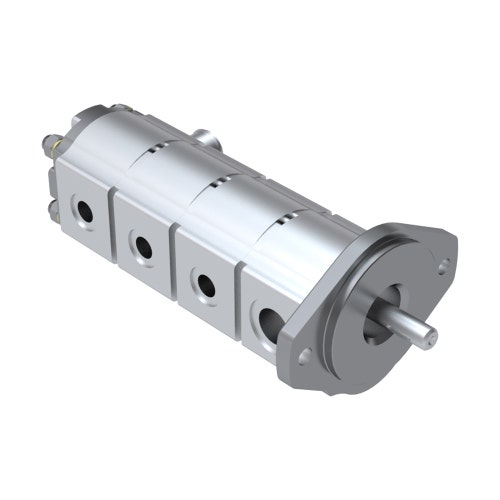 Gear pump - 4 section