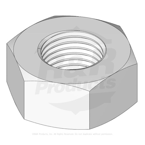 Nut - hex 10mm x 1.0