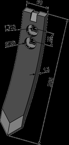 Point fitting for Väderstad 155027