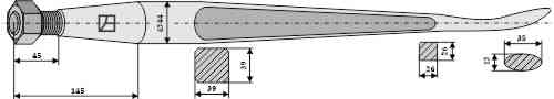 Frontladertand 1100