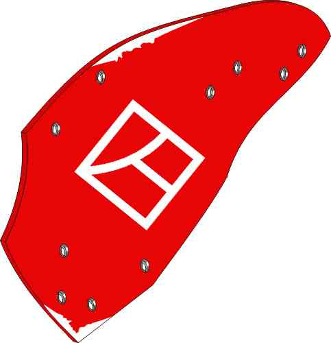 Moldboard - 12“ - left fitting for Kverneland KK063273