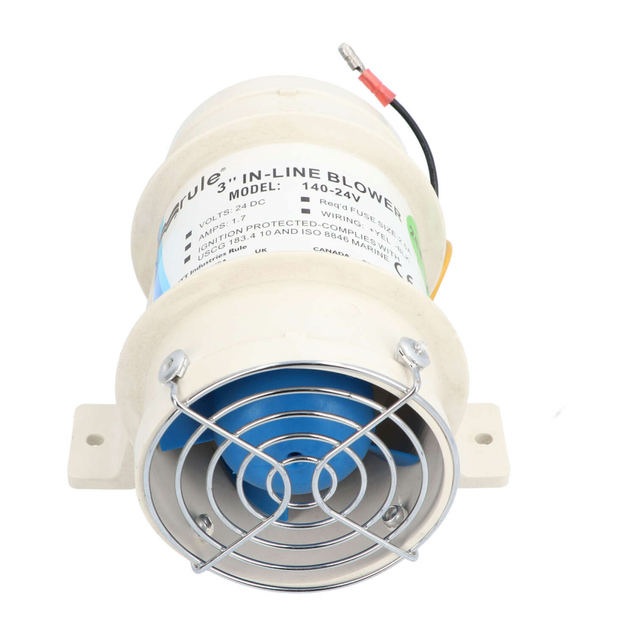 White rule cooling fan