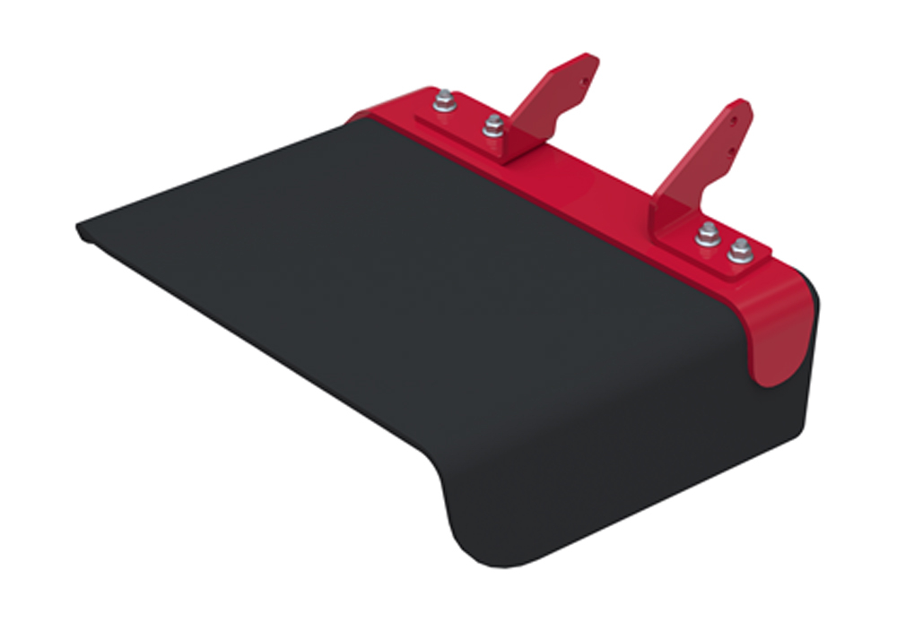 Rubber deflector assy