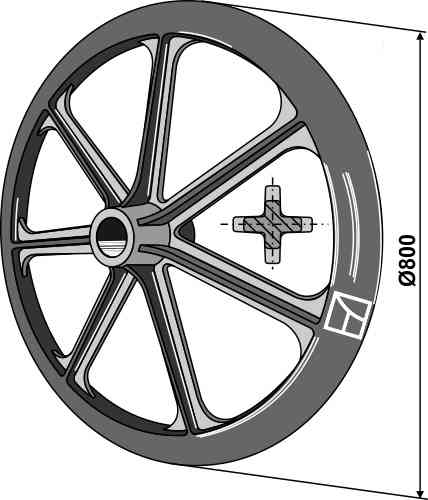 Packerscheibe - Ø800 Packerscheibe - Ø800