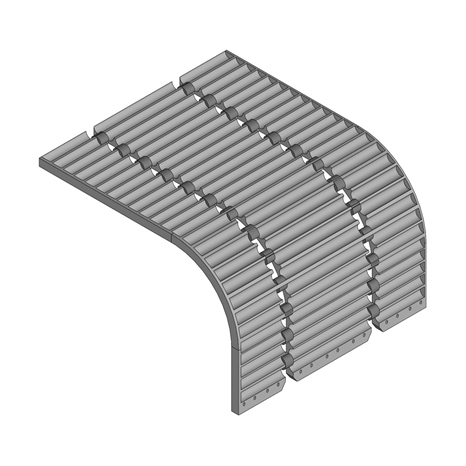 Rubber conveyor belt - 16 x 44.5
