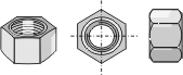 Nuts DIN934 - 8.8