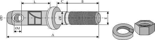 Top- and lower-link pins