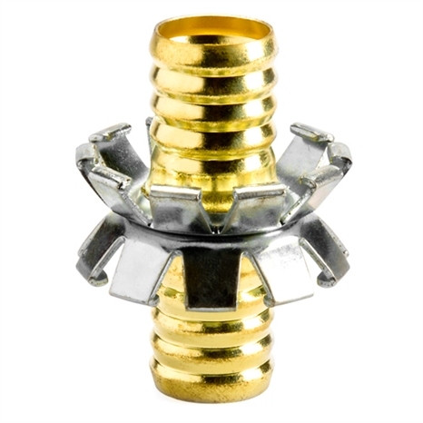 Hose mender - 3/4" brass clincher