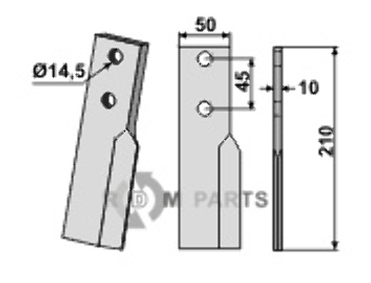 Rotary tine