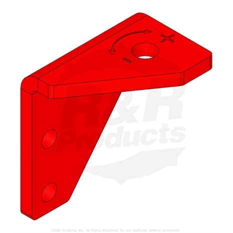 Bracket - rh bedknife adj