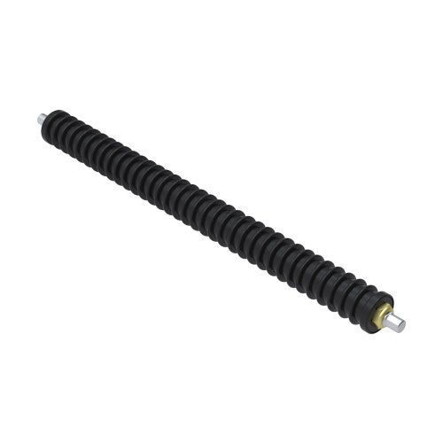 Roller - grooved uhmw polyethylene