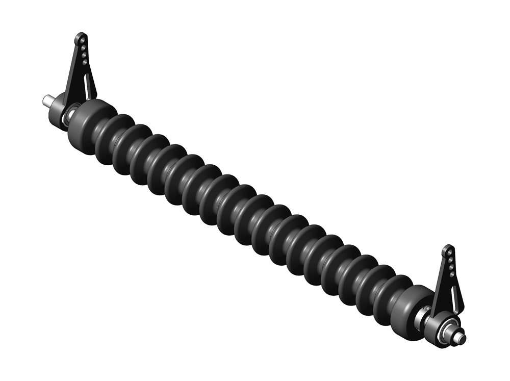 Minuteman front grooved roller system