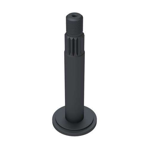 Spindle - 25 mm w/m12-1.75 blade bolt thrd