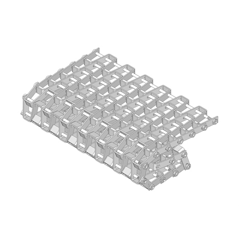 Steel conveyor mat- 24