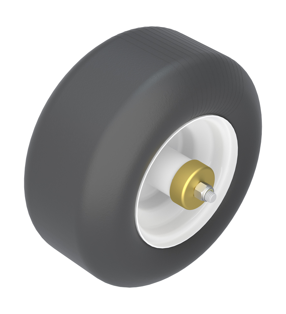 Tire & wheel - 13x6.50-6 flat free