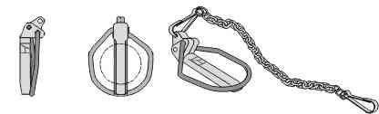 Borgpen voor Kat. III met ketting