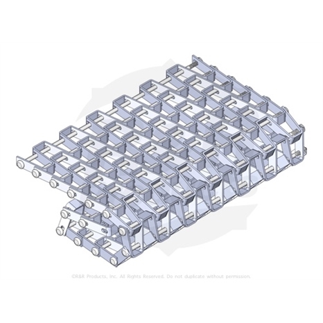 Steel conveyor mat- 12