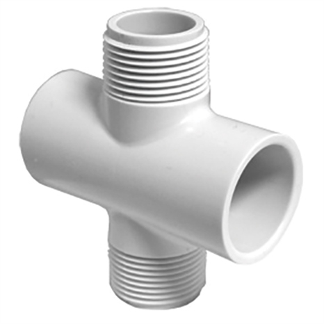 1 sch40 pvc cross (soc)
