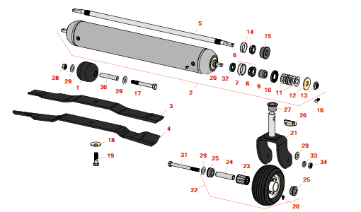 Jacobsen AR-5 Rotary Deck