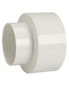 Adapter - M x S (Tonrohr) schlagfestes Polystyrol