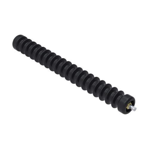 Roller - grooved uhmw polyethylene