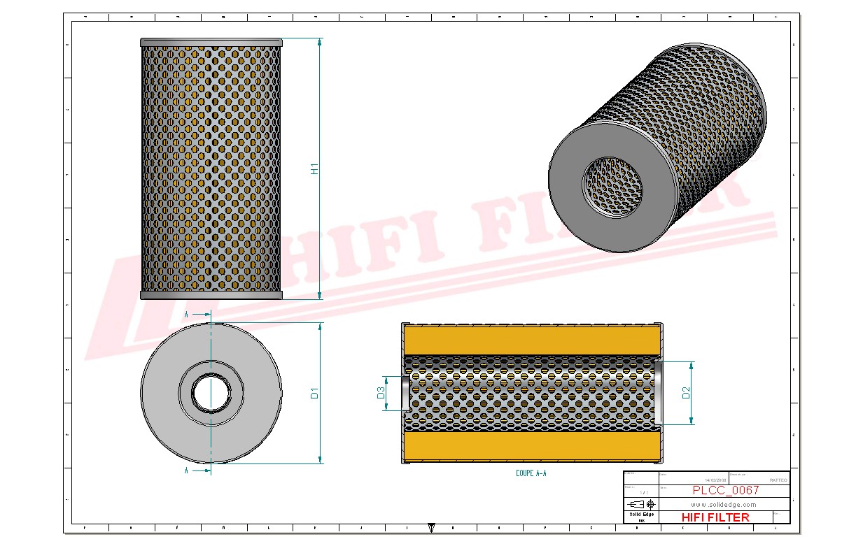 Fuel filter passend voor mann p 53