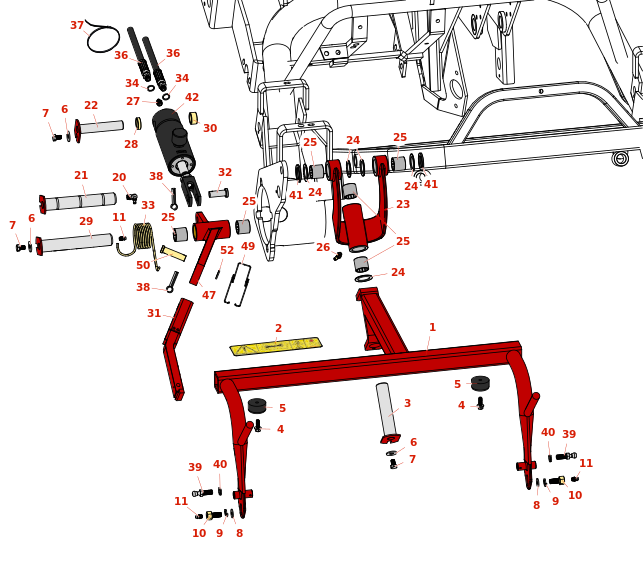 Toro Greensmaster 3050 Right Hand Pull Frame Toro Greensmaster 3050 Right Hand Pull Frame