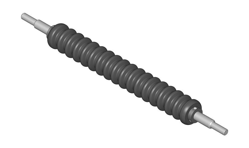 Minuteman grooved roller only